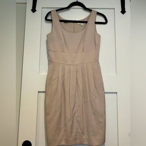Banana Republic Sheath Dress with Box Pleats, size 4